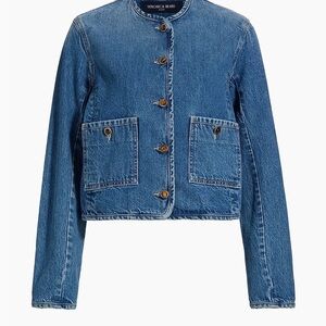 Veronica Beard Andrea Cotton Denim Jacket, size 2